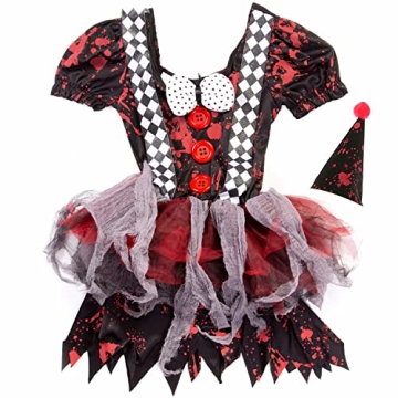 Crazy Clown Costume for Women - Spookingly Fun Outfit