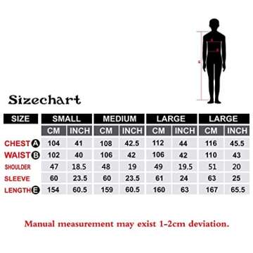 EraSpooky Astronaut Costume Men Halloween Spaceman Suit Adults Pilot