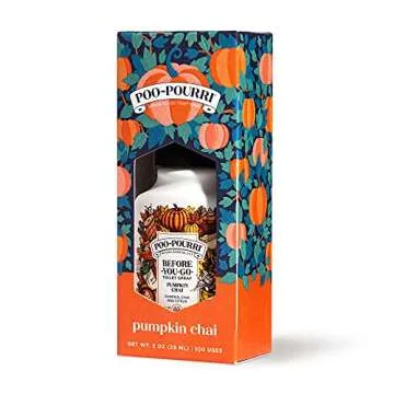 Poo Pourri Pumpkin Chai Toilet Spray 2 Ounce, 2 Pack
