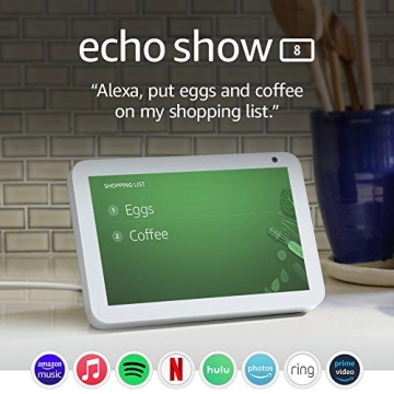 Echo Show 8 HD Smart Display with Alexa Video Calling