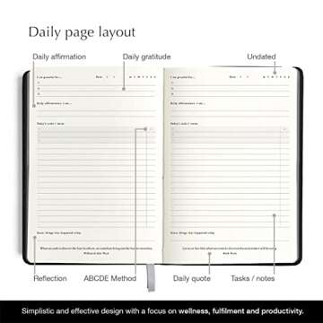 Mal Paper Daily Goal Setter Planner for Mindfulness Success