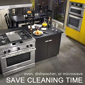 Stylish OUGAR8 Kitchen Handle Covers - Clean & Decorate Conveniently