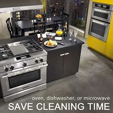 Stylish OUGAR8 Kitchen Handle Covers - Clean & Decorate Conveniently