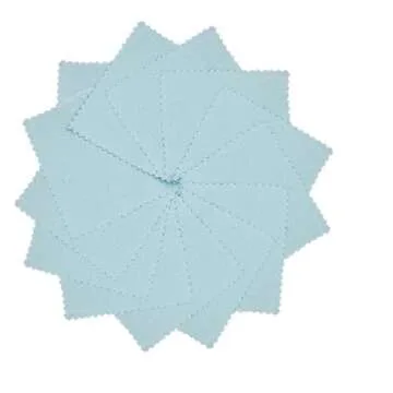 50pcs Jewelry Cleaning Cloth Polishing Cleaning Cloths for Sterling Silver Gold Platinum Platinum Jewelry, Watch Coins Non Toxic Tarnish Remover Keeps Jewelry Clean and Shiny, 3.2 x 3.2 inches