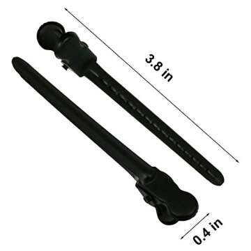 12Pcs Dividing Duck Bill Clips, Clamp Hair Styling Clips Hairpin Metal Hairdressing Sectioning For S...