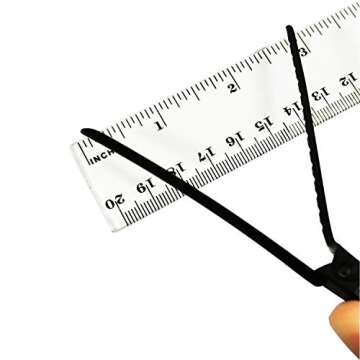 12Pcs Dividing Duck Bill Clips, Clamp Hair Styling Clips Hairpin Metal Hairdressing Sectioning For Salon Styling Tools (Black)