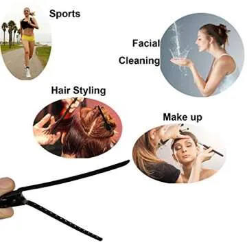 12Pcs Dividing Duck Bill Clips, Clamp Hair Styling Clips Hairpin Metal Hairdressing Sectioning For Salon Styling Tools (Black)