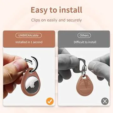 Sturdy UNBREAKcable Apple AirTag Holder 4 Pack