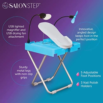 Salon Step Footrest for Effortless At-Home Pedicures