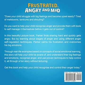 Frustrated, Angry and Mad: A Picture Book for Kids to Help Self Management of Frustration, Tantrums ...