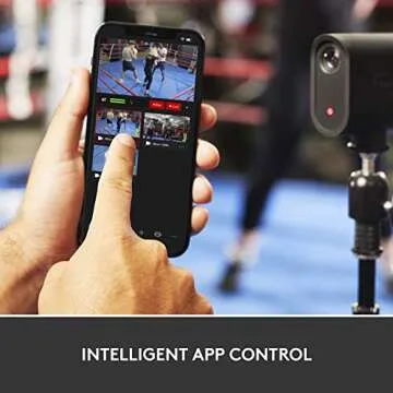 Logitech for Creators Mevo Start 3-Pack Wireless Live Streaming Cameras, for Multi-Camera HD Video,App Control and Stream via Smartphone or Wi-Fi