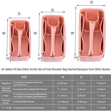 ZTUJO Purse Organizer - Perfect for Your Handbag Needs