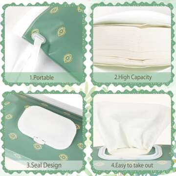 FEBSNOW Baby Wipes Dispenser - Eco-Friendly & Portable