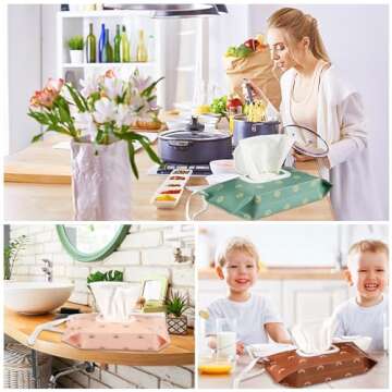 FEBSNOW Baby Wipes Dispenser - Eco-Friendly & Portable