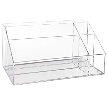 STORi Clear Makeup Palette and Brush Holder for Organization