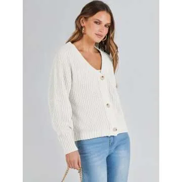 Shop Caracilia Women's Cozy Chunky Cardigan Sweater
