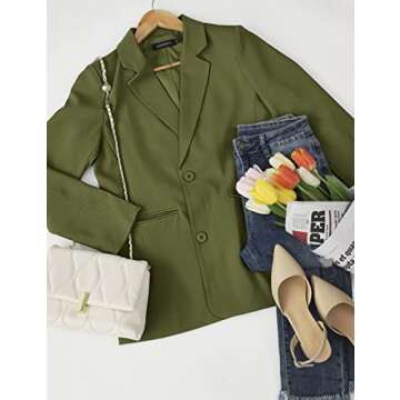 MEROKEETY Women's Casual Blazer - Stylish & Versatile