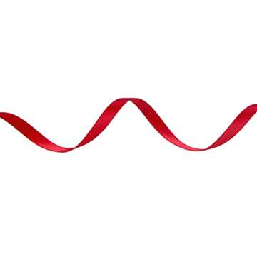 Ribbli Double Faced Red Satin Ribbon,1/4” x Continuous 25 Yards,Use for Bows Bouquet,Gift Wrapping...