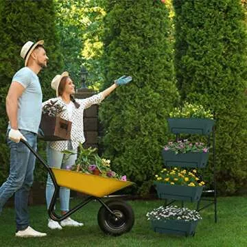 OYEAL 4 Tier Vertical Garden Planter - Indoor & Outdoor