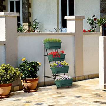 OYEAL 4 Tier Vertical Garden Planter - Indoor & Outdoor
