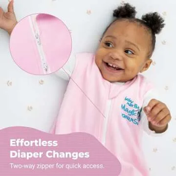 Baby Merlin Sleep Sack for 6-12 Months with Two-Way Zipper