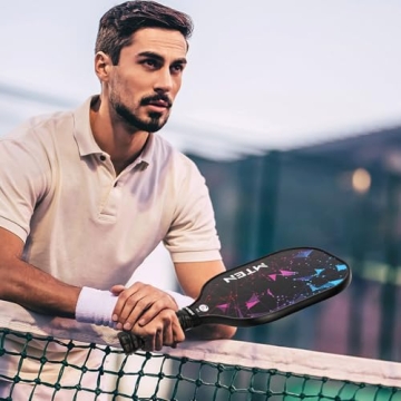 Lightweight Pickleball Paddles Set for Family Fun and More