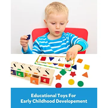 Coogam Educational Color Shape Sorting Box for Toddlers