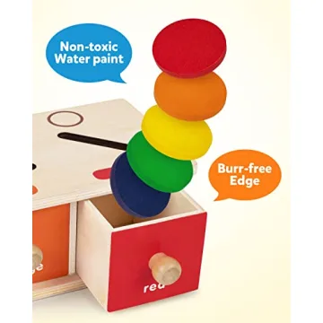 Coogam Educational Color Shape Sorting Box for Toddlers