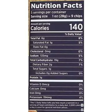 Siete Grain Free Tortilla Chips, Nacho, 5 oz