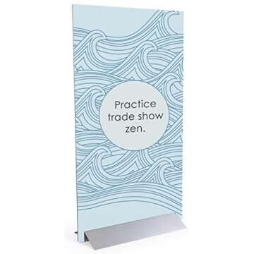 Sturdy Floor Sign Holder for Wide Displays - 36" Base