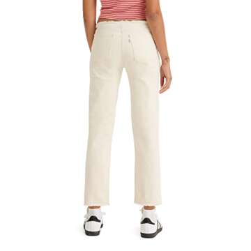 Levi's Women's Ripped Waist Wedgie Jeans White Destructed