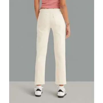 Levi's Women's Ripped Waist Wedgie Jeans White Destructed