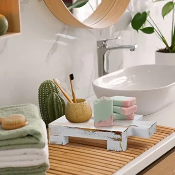 Wooden Soap Stand & Plant Riser - Farmhouse Decor
