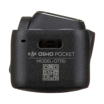 DJI Osmo Pocket Handheld 3 Axis Gimbal Stabilizer with integrated Camera, Attachable to Smartphone, Android (USB-C), iPhone with Osmo Pocket Expansion Kit