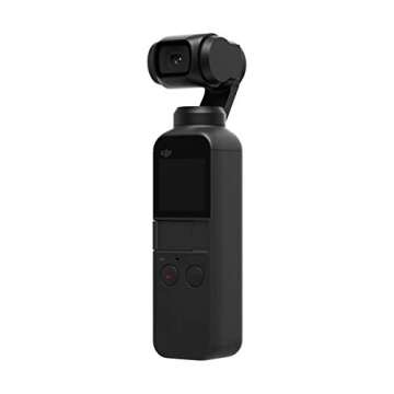 DJI Osmo Pocket Handheld 3 Axis Gimbal Stabilizer with integrated Camera, Attachable to Smartphone, Android (USB-C), iPhone with Osmo Pocket Expansion Kit