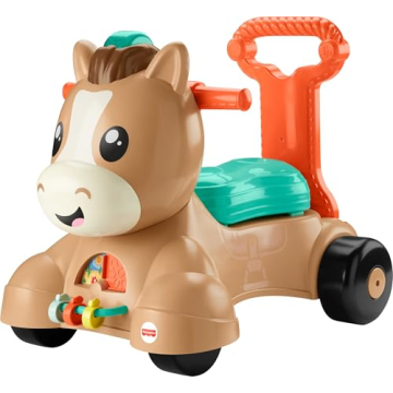 Fisher-Price Pony Musical Walker Ride-On for Toddlers 9+ Months