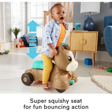 Fisher-Price Pony Musical Walker Ride-On for Toddlers 9+ Months