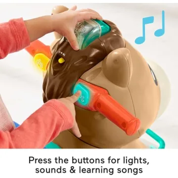 Fisher-Price Pony Musical Walker Ride-On for Toddlers 9+ Months