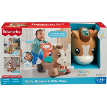 Fisher-Price Pony Musical Walker Ride-On for Toddlers 9+ Months