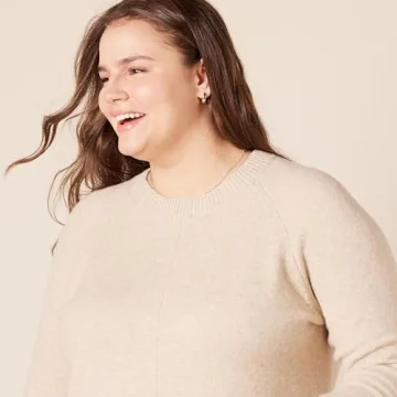 Classic-Fit Soft Touch Long-Sleeve Sweater for Women