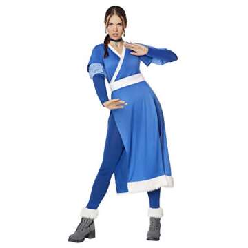 Spirit Halloween Adult Avatar The Last Airbender Katara Costume - S