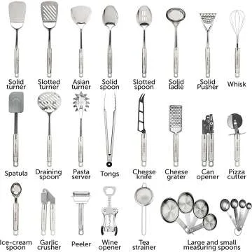 29-pcs Kitchen Utensils Set - Premium Stainless Steel Tools