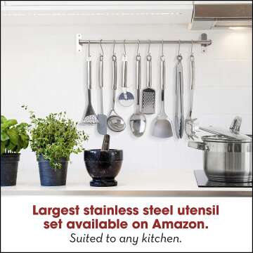29-pcs Kitchen Utensils Set - Premium Stainless Steel Tools