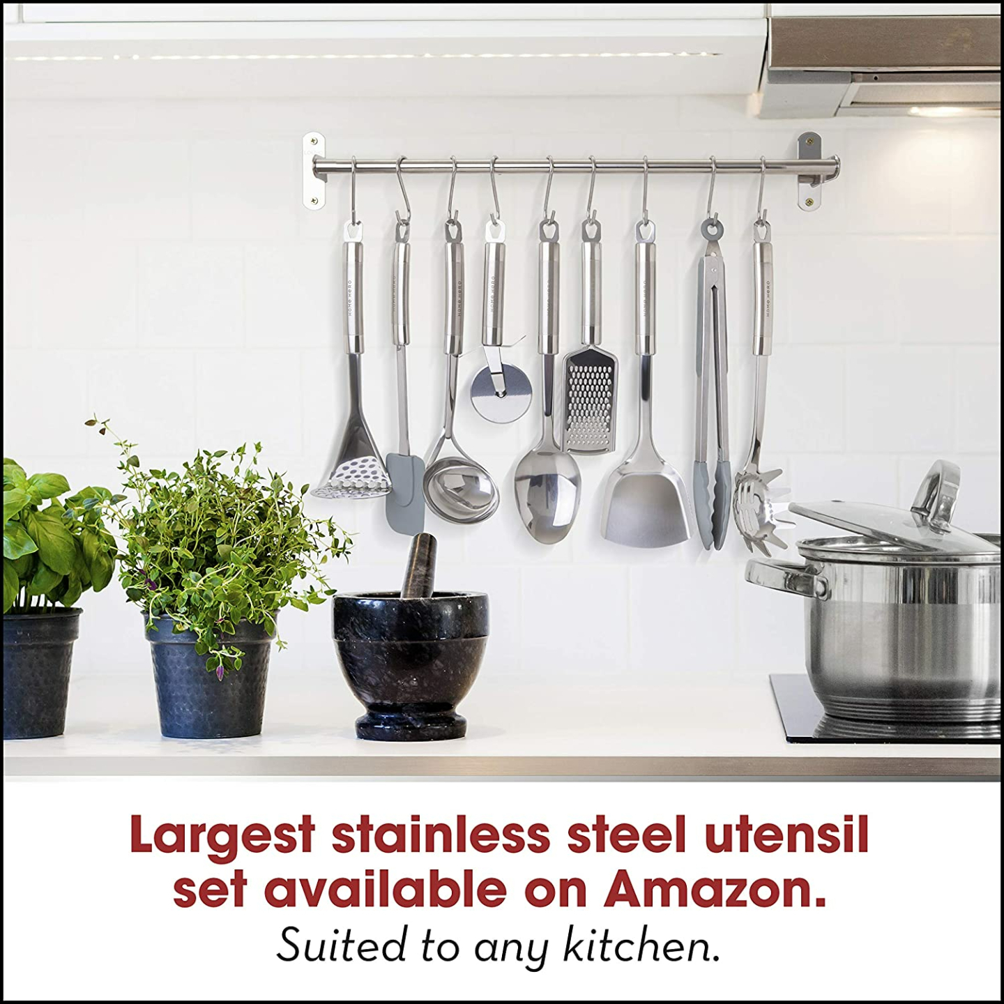 29-pcs Kitchen Utensils Set - Premium Stainless Steel Tools