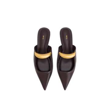 JW PEI Women's Helena Mules in Claret Red for Style and Comfort