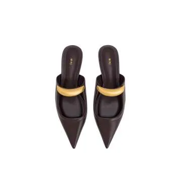 JW PEI Women's Helena Mules in Claret Red for Style and Comfort