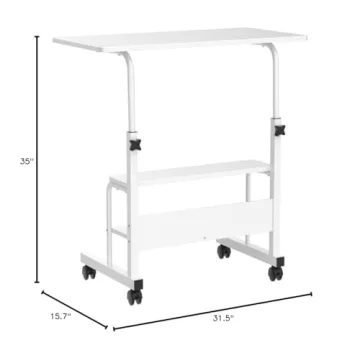 Compact Adjustable Mobile Desk for Home Office & Students