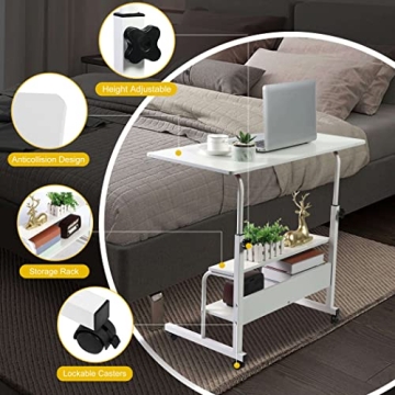 Compact Adjustable Mobile Desk for Home Office & Students