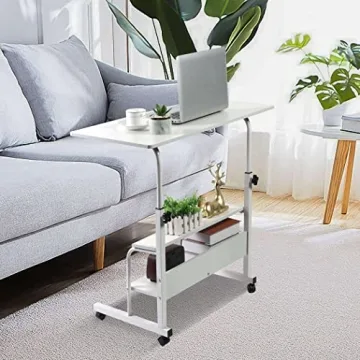 Compact Adjustable Mobile Desk for Home Office & Students