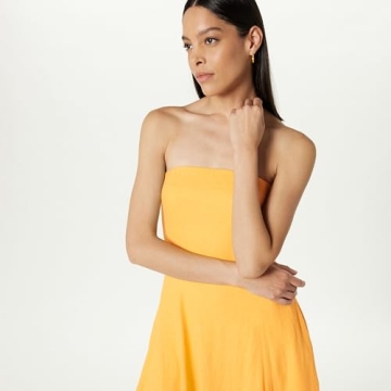 The Drop Women's Carlota Linen Maxi Dress 54.5' Comfort